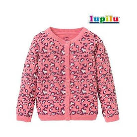 Светр для дівчинки рожевий абстрактний принт lupilu р. 86/92, 110/116
