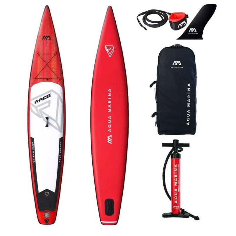 Сапборд Aqua Marina Race iSUP 12'6 2020 — надувна дошка для САП серфінгу, sup board