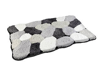 Килимок у ванну сірий AWD Interior 02160779 антиковзаючий м’який безпечний