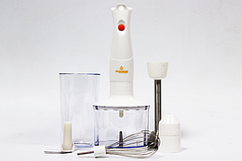 Багатофункціональний занурювальний блендер Crownberg CB 6222 300 W 3 в 1 електричний домашній кухонний