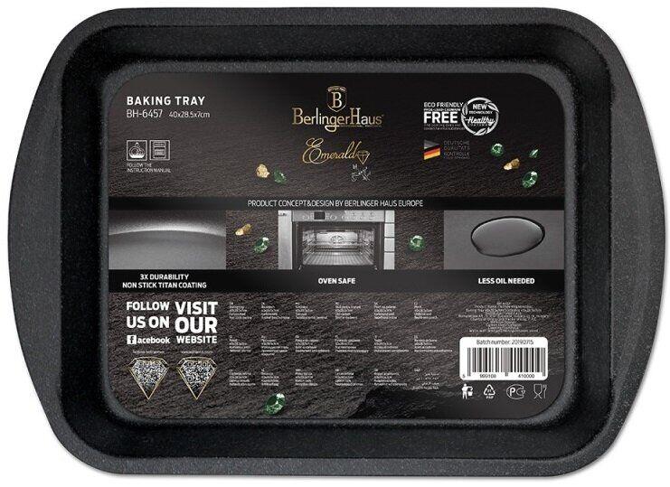 Форма для випікання BERLINGER HAUS Emerald Collection 40х28,5х7 см Колір Зелений 6457BH, фото 1