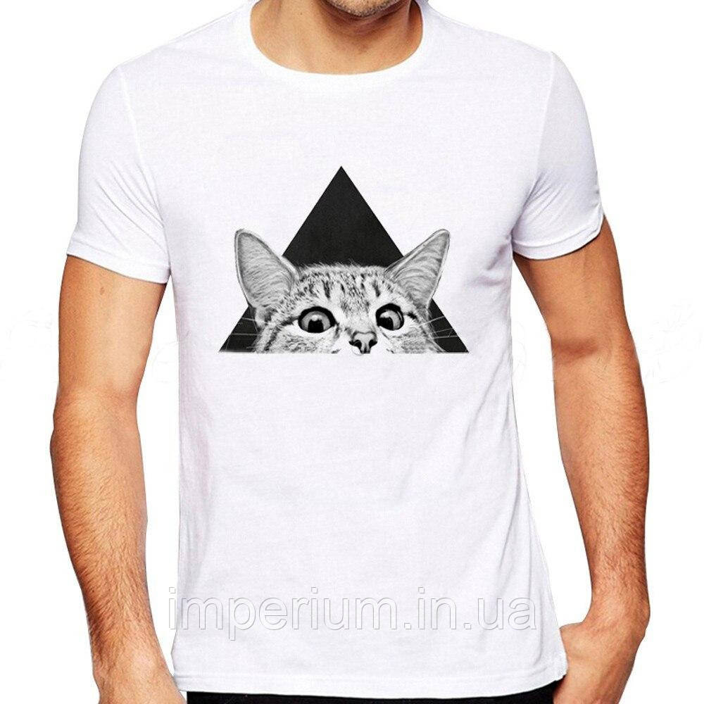 Футболка з логотипом кіт | cat logo