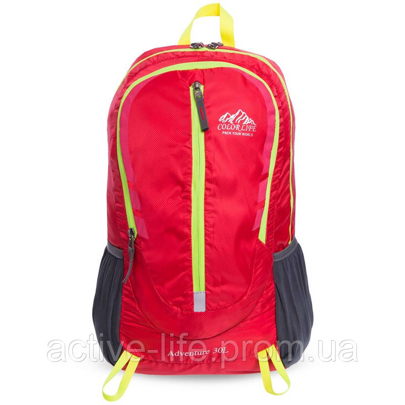 Рюкзак спортивний COLOR LIFE 30л червоний.