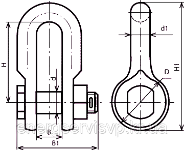 Скоба СКД 10