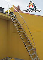 Прямые металлические лестницы открытого типа по ценам производителя с установкой