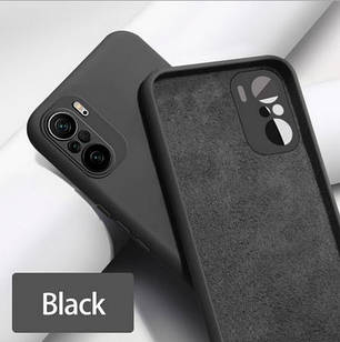 Чехол Silicone Case full для Xiaomi Redmi Note 10 / 10s Black