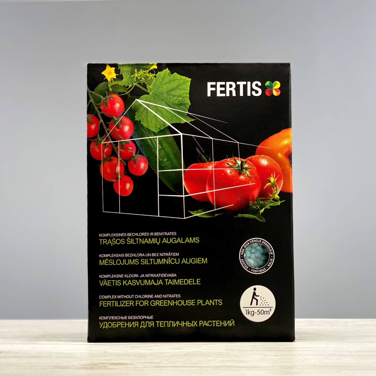Комплексне добриво для тепличних рослин FERTIS 1 кг