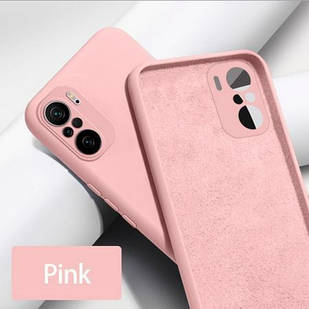 Чехол Silicone Case full для Xiaomi Redmi Note 10 / 10s Pink
