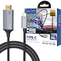 Кабель Type-C to HDMI 4K адаптер hoco. UA13