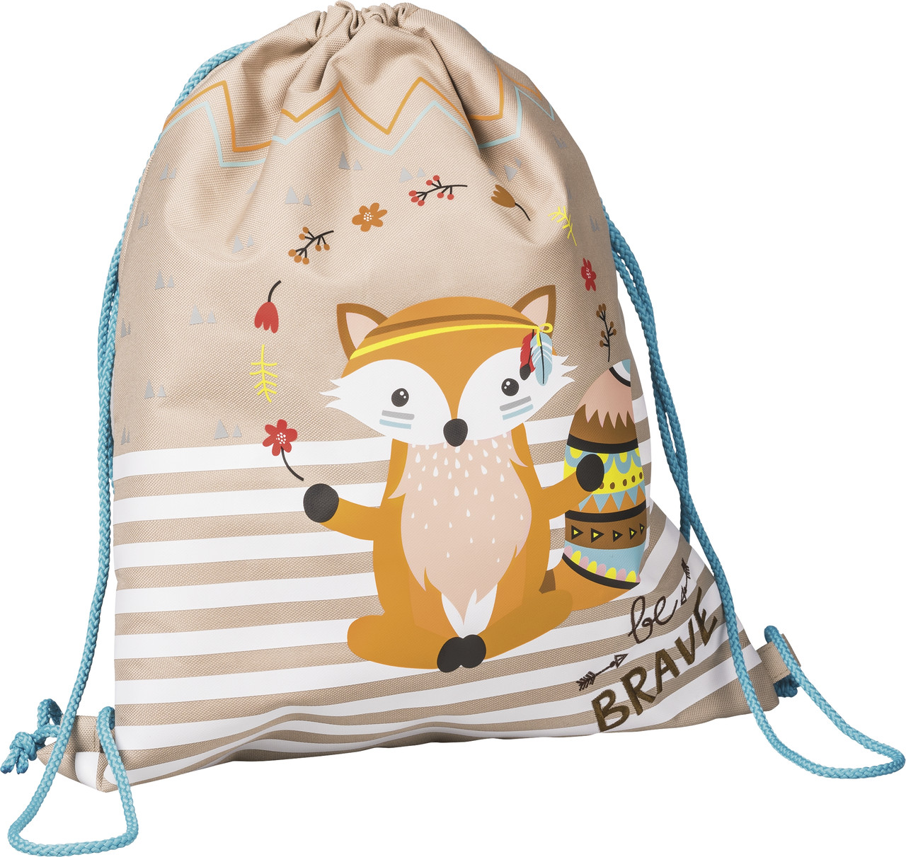 Рюкзак-мішок на мотузках Brunnen Be Brave лисичка 36 x 42 см 1049132641
