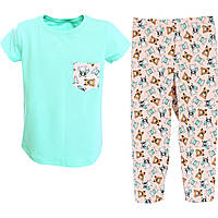 Пижама для девочки летняя (бриджи и футболка) от производителя Ладан