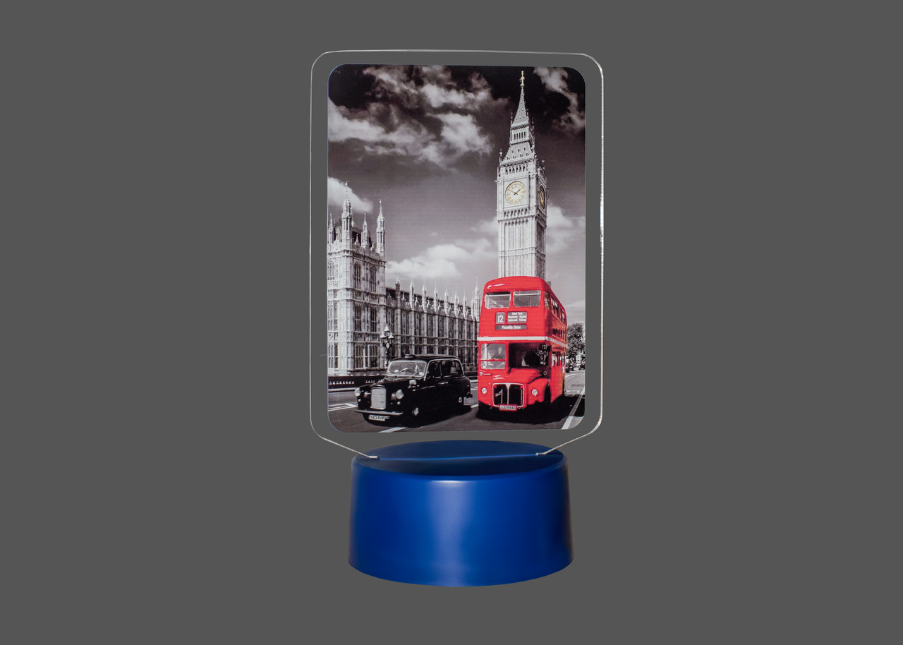 Нічник світильник з фото Лондон (на батарейці), фото 1