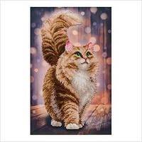Набор для вышивки бисером "Мечтательный кот"