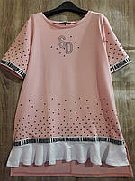 Оригинальное брендовое женское платье с мелкими бусинами и рюшами SD
