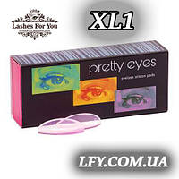 Валики Pretty eyes розовые, размер XL1 1пара