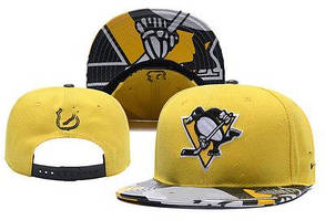 Жовтий снепбек Піттсбург Пінгвінз хокейний клуб Pittsburgh Penguins snapback кепка, бейсболка