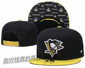 Чорно жовтий снепбек Піттсбург Пінгвінз хокейний клуб Pittsburgh Penguins snapback кепка, бейсболка