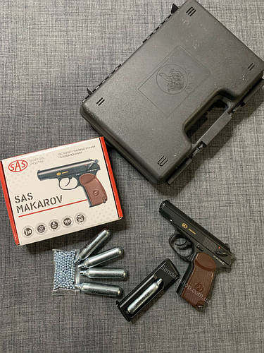 Купить Пневмат Пистолет Макарова ПМ металл SAS PM Makarov, цена 3500 ...