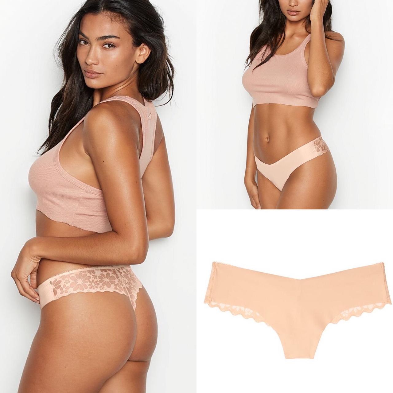 Трусики м'ятні з камінням Victoria's Secret Very Sexy Rhinestone Shine Strap Brazilian Panty