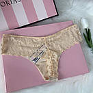 Трусики м'ятні з камінням Victoria's Secret Very Sexy Rhinestone Shine Strap Brazilian Panty, фото 2