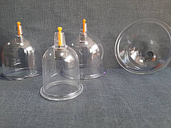 Вакуумна банку для масажу під пістолет  діаметр 4,3 см всі розміри