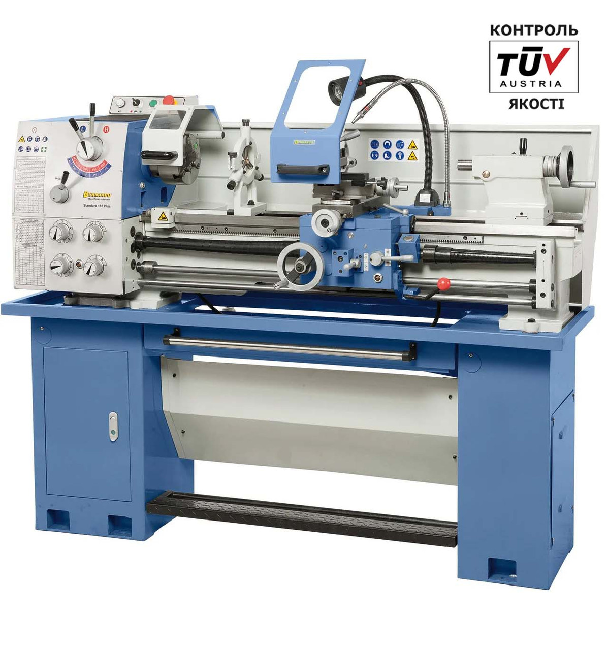 Standard 165 Plus ПРОФЕСІЙНИЙ ТОКАРНИЙ ВЕРСТАТ ПО МЕТАЛУ Bernardo