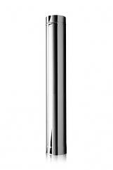 Труба димохідна L (довжина) 0,5 м. стінка 0,6 мм. (неіржавка сталь)  Ø 130 ВУ 100, 1