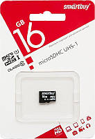 Карта памяти Smartbuy Micro SDHC (UHS-1) 16Gb Class 10 (SB16GBSDCL10-0)