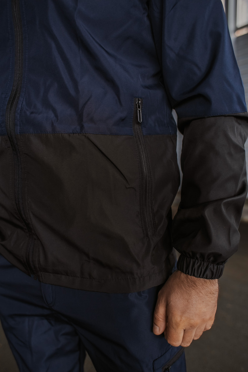 Мужская весенняя куртка сине-черная "SoftShell light" - фото 8 - id-p1436637644