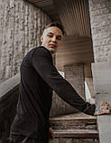 Лонгслив чоловічий  Brand 'Pulse' чорний, фото 6