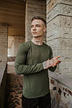 Лонгслив чоловічий  Brand 'Pulse' хакі, фото 6