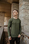 Лонгслив чоловічий  Brand 'Pulse' хакі, фото 8
