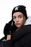 Чоловіча шапка Fila (Філа) чорна, зимова, фото 9
