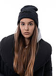 Чоловіча шапка Fila (Філа) чорна, зимова, фото 8