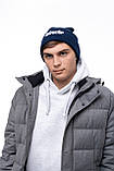 Чоловіча шапка Fila (Філа) чорна, зимова, фото 7