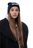 Чоловіча шапка Fila (Філа) чорна, зимова, фото 8