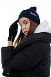 Чоловіча шапка Fila (Філа) чорна, зимова, фото 8