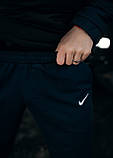 Спортивні штани сині Nike (Найк), фото 6