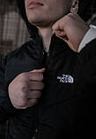 Костюм чоловічий The North Face чорна Вітровка+Штани чорні+подарунок Барсетка осінній / весняний комплект, фото 9