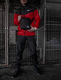 Костюм чоловічий The North Face Вітрівка червона - чорна+Штани чорні+ Барсетка TNF, фото 4