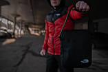 Костюм чоловічий The North Face Вітрівка червона - чорна+Штани чорні+ Барсетка TNF, фото 11