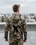 Куртка чоловіча демісезонна Off White military , оф вайт Камуфляж, Штормовка, весняна Куртка осіння, фото 3