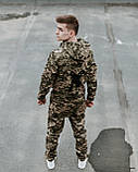 Куртка чоловіча демісезонна Off White military , оф вайт Камуфляж, Штормовка, весняна Куртка осіння, фото 5