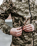 Куртка чоловіча демісезонна Off White military , оф вайт Камуфляж, Штормовка, весняна Куртка осіння, фото 10