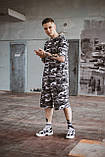 Футболка "Player" камуфляжна + Шорти трикотажні камуфляж . Костюм Oversize літній чоловічий спортивний, фото 6
