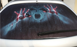 Наклейка на заднє скло автомобіля 3D 130cm*70cm