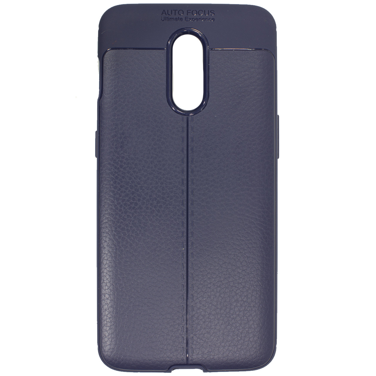 Силиконовая накладка C-KU Carbon Fiber Series Blue для смартфона OnePlus 7 противоударный бампер чехол Gold - фото 2 - id-p1436642186