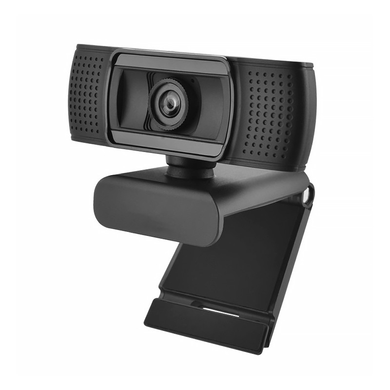 Веб камера ASHU H601 USB 2.0 1080P для общения онлайн обучения конференций Gold - фото 1 - id-p1436643150