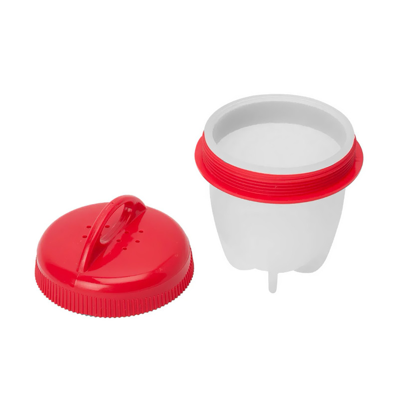 Силиконовые формы для варки яиц Lesko Silicone Egg Boil Red без скорлупы набор из 6шт. домашняя яйцеварка Gold - фото 2 - id-p1436643166