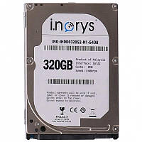 Жесткий диск i.norys 2,5" 320GB 5400rpm 8MB для компьютера ноутбука универсальный Gold